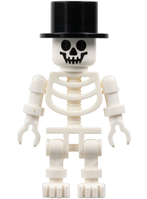 Skeleton with Standard Skull, Top Hat