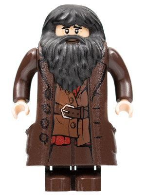 Rubeus Hagrid - Dark Brown Topcoat with Buttons "Light Nougat Version with Movable Hands"