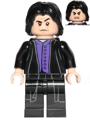 Professor Severus Snape - Dark Purple Shirt, Black Robes, Printed Legs "Undetermined Legs"