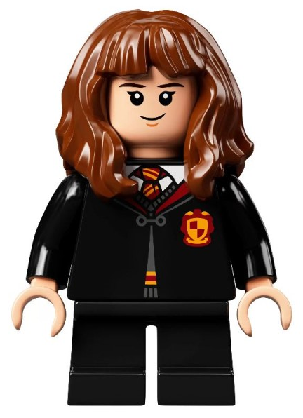 Hermione Granger - Gryffindor Robe Clasped, Sweater, Shirt and Tie, Black Short Legs