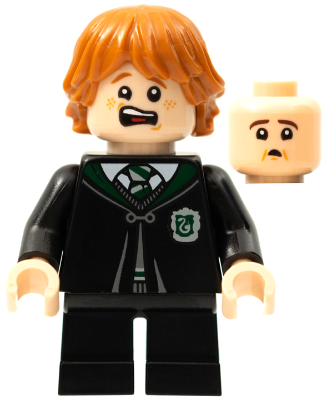 Ron Weasley - Black Slytherin Robe and Short Legs "Vincent Crabbe Transformation"
