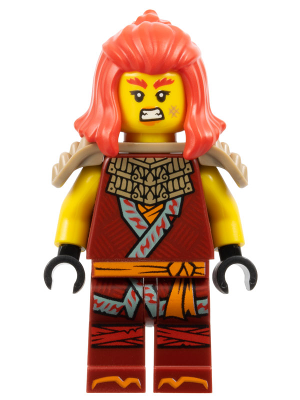 Wyldfyre - Dark Red Tunic, Shoulder Armor