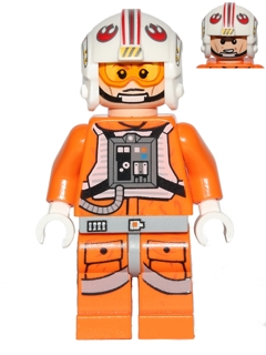 Luke Skywalker "Pilot, Printed Legs, Cheek Lines"
