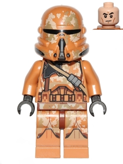 Clone Airborne Trooper "Phase 2" - Geonosis Camouflage, Smirk