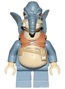 Watto - Printed Head, Tan Hands
