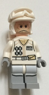 Hoth Rebel Trooper White Uniform "Tan Beard, Backpack"