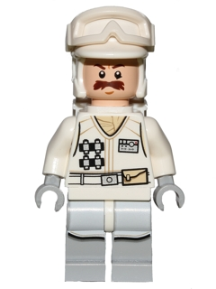 Hoth Rebel Trooper White Uniform "Moustache"