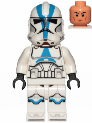 Clone Trooper, 501st Legion "Phase 2" - White Arms, Nougat Head