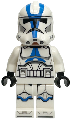 Clone Trooper, 501st Legion "Phase 2" - White Arms, Nougat Head, Helmet with Holes