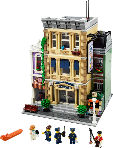 LEGO Icons Police Station 10278 Large Construction Set Collectible Model Kits f