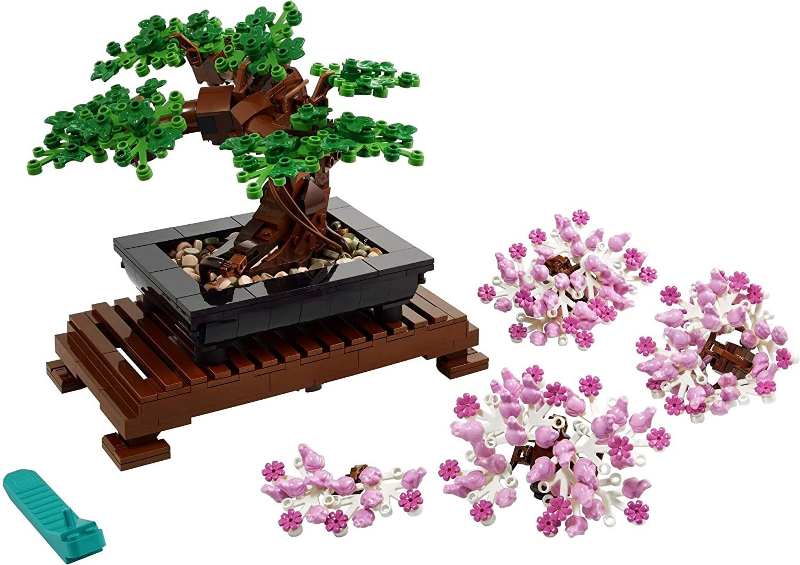 Lego Icons Bonsai Tree 10281 Building Set - with Wood-like Elements