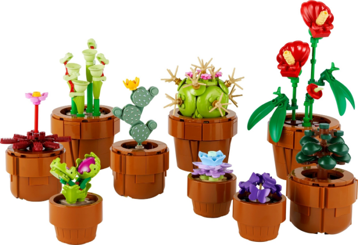 LEGO Icons Tiny Plants Build and Display Set for Adults 10329
