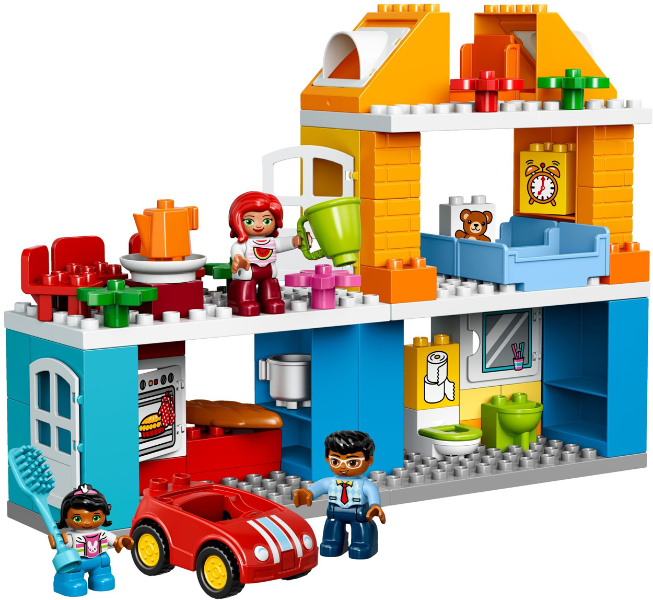 LEGO DUPLO My Town Family House 10835 Building Set (69 Pieces)