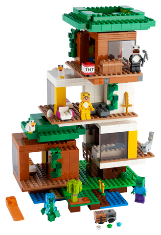 LEGO Minecraft The Modern Treehouse 21174 Building Kit