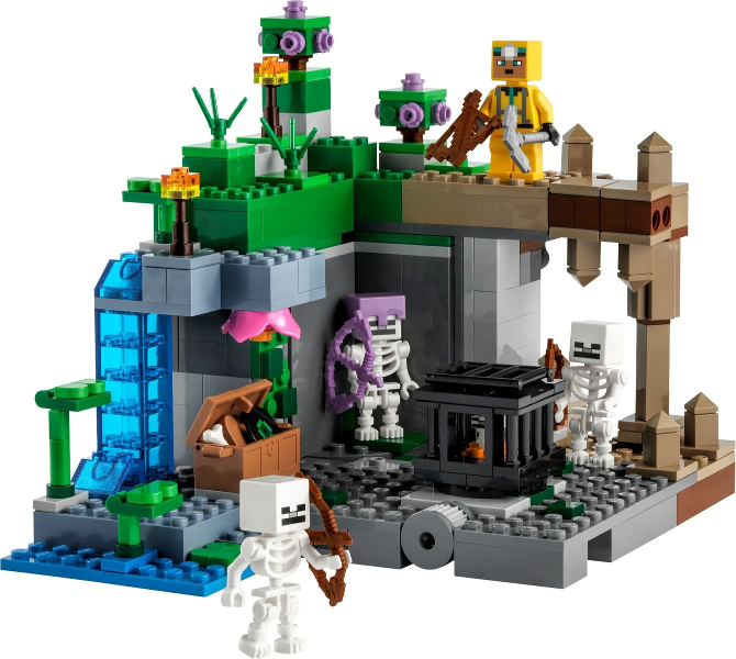 LEGO Minecraft The Skeleton Dungeon, Buildable Toy 21189