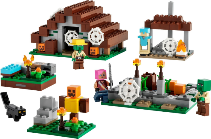 LEGO Minecraft The Abandoned Village Building Toy Set 21190 Featuring Game Figu