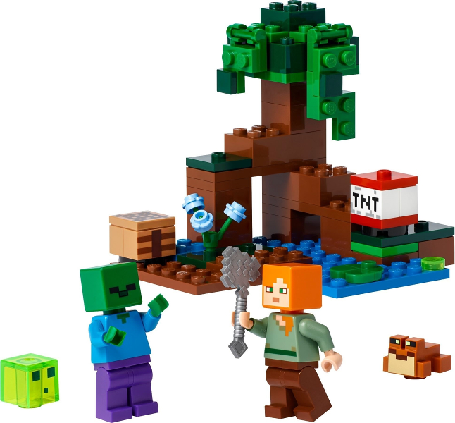 LEGO Minecraft The Swamp Adventure Set with Figures 21240