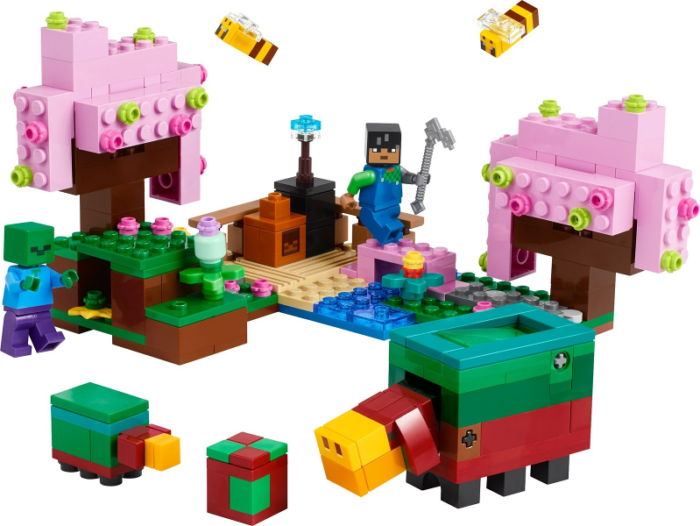 LEGO Minecraft The Cherry Blossom Garden Video Game Toy 21260