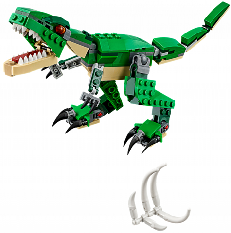 LEGO Creator Mighty Dinosaurs 31058 Build It Yourself Dinosaur Set Create a Pte