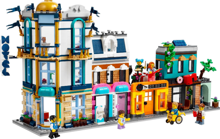 Lego Creator Main Street 31141 Building Toy, Set of 1,459 Pieces