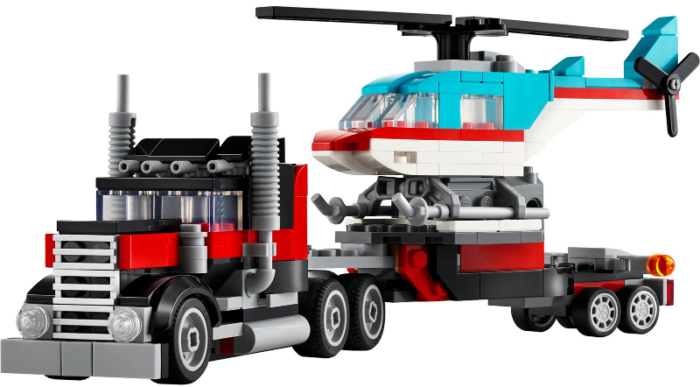 LEGO Creator Flatbed Truck with Helicopter 31146