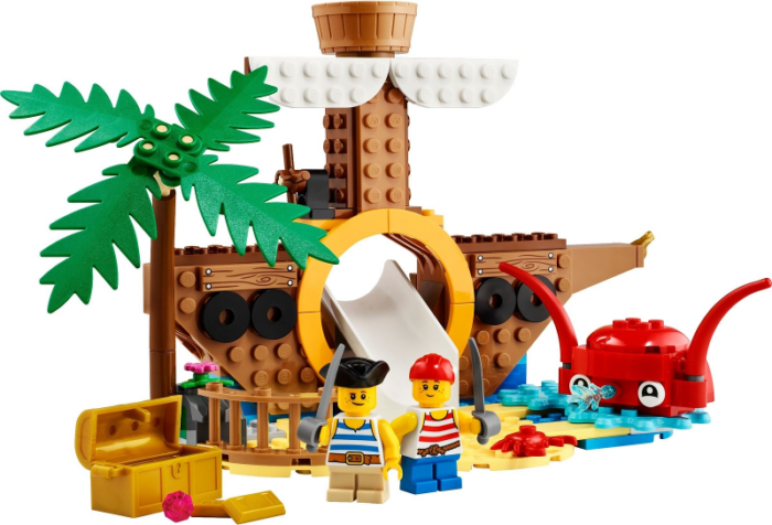 LEGO Pirate Ship Playground 168 Piece Building Set 40589