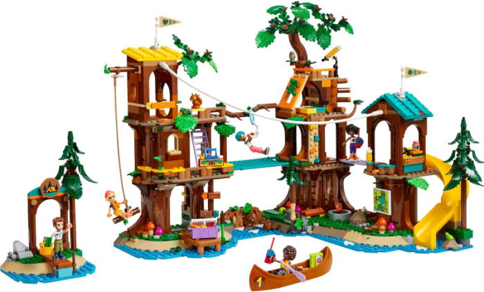 LEGO Friends Adventure Camp Tree House Toy with Doll Accessories 42631