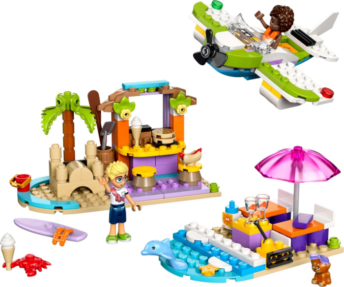 LEGO Friends Creative Beach and Travel Suitcase Toy Building Set - Portable Pret 42672