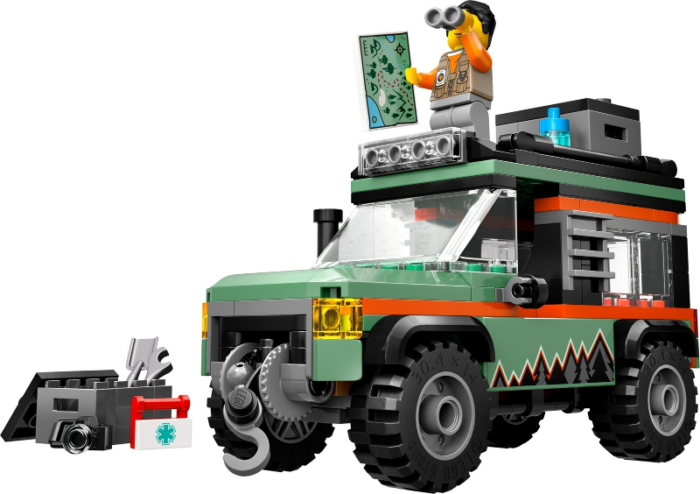 LEGO City Off-Road 4x4 Mountain Truck Building Toy 60447