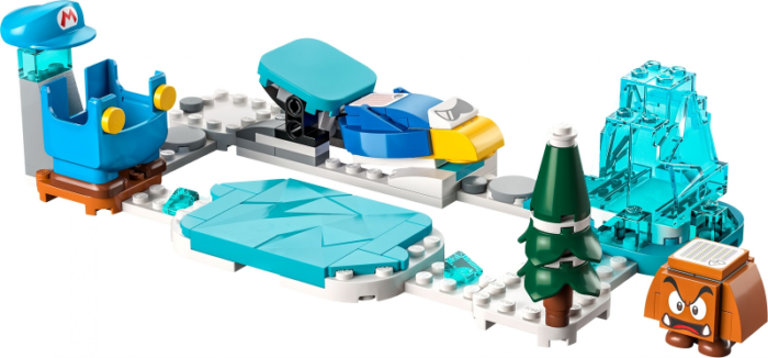 Lego Super Mario Ice Mario Suit And Frozen World Expansion Set 71415, 105 Pieces