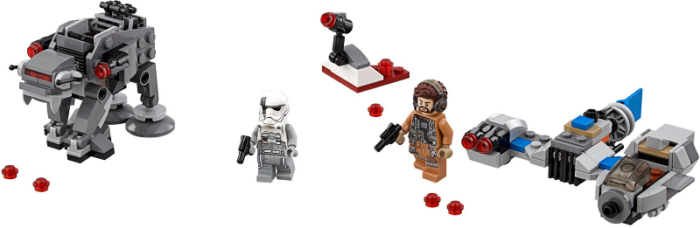 LEGO Star Wars Ski Speeder vs. First Order Walker Microfighters 75195