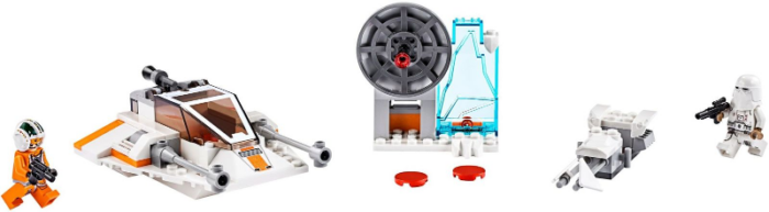 LEGO Star Wars Snowspeeder 75268 Starship Creative Building Toy for Preschool Ch