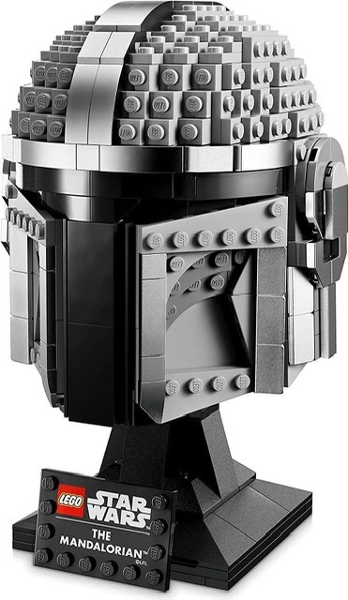 LEGO Star Wars The Mandalorian Helmet 75328 Buildable Model Kit, Display Collect