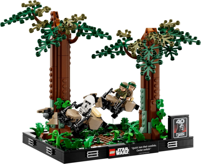 LEGO Star Wars Endor Speeder Chase Diorama 75353 Collectible Gift for Star Wars