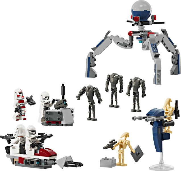 LEGO Star Wars Clone Trooper & Battle Droid Battle Pack, 75372 - Multi