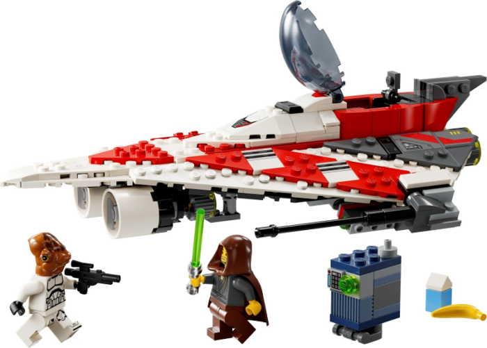 LEGO Star Wars Jedi Bob’s Starfighter Building Toy Star Wars Starship Birthday 75388