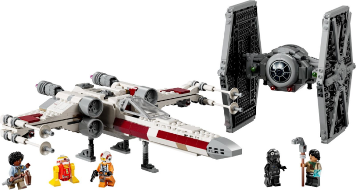LEGO Star Wars TIE Fighter & X-Wing Mash-Up Building Set - Star Wars Toy for Boy 75393