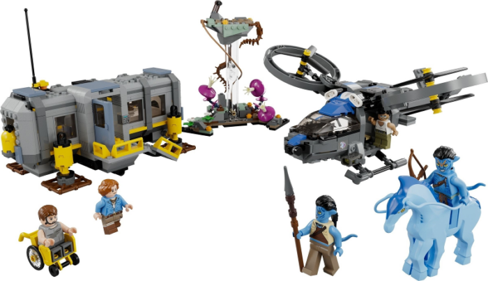 LEGO Avatar Floating Mountains Site 26 & RDA Samson 75573 Building Set - Helicop
