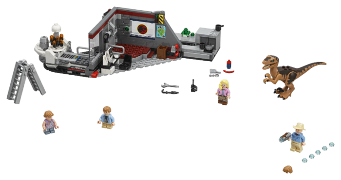LEGO Jurassic World Jurassic Park Velociraptor Chase 75932