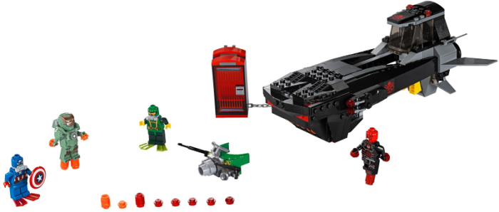 LEGO Marvel Iron Skull Sub Attack 76048