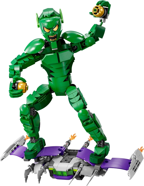 LEGO Marvel Green Goblin Construction Figure - Building Toy for Boys & Girls Ag 76284