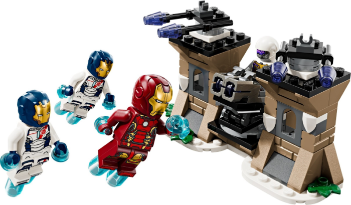 LEGO Marvel Iron Man & Iron Legion vs. Hydra Soldier Avengers Toy Marvel Gift f 76288