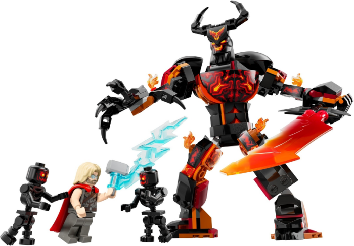 LEGO Marvel Thor vs. Surtur Construction Figure Buildable Marvel Action Figure 76289