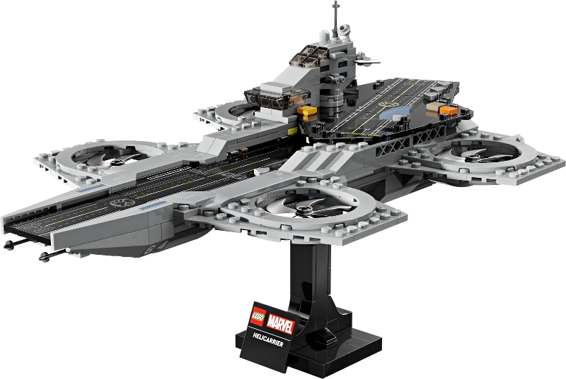 LEGO Marvel The Avengers Helicarrier Building Set for Adults - Gift for Birthday 76295
