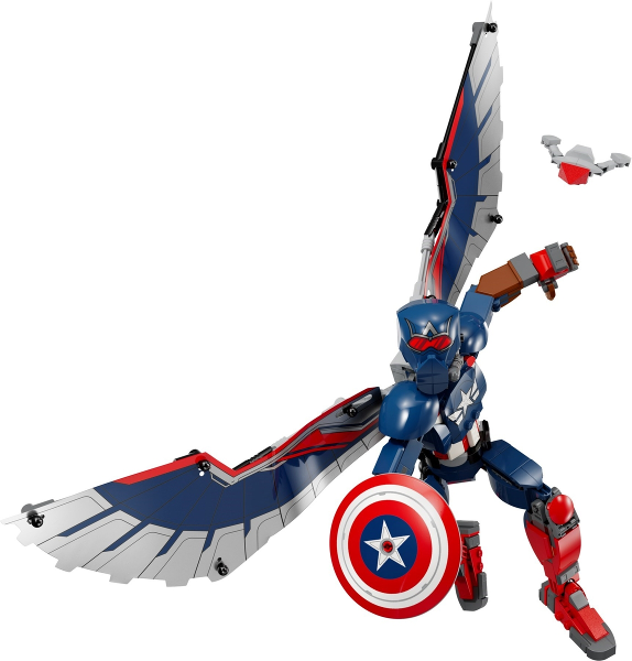 LEGO Marvel New Captain America Construction Figure - Buildable Action Figure - 76296
