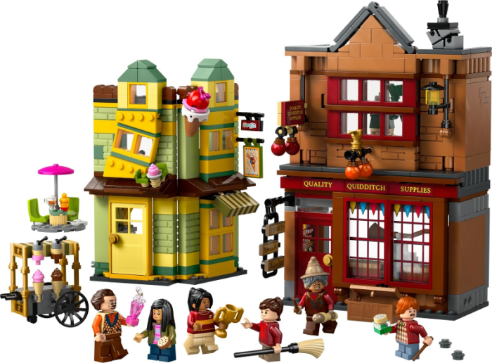 LEGO Harry Potter Quality Quidditch Supplies & Ice Cream Parlour Building Set 76 76452