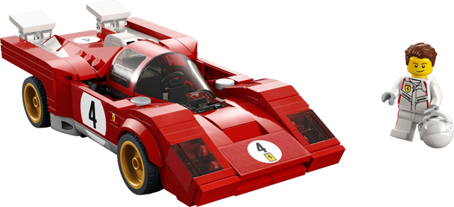 LEGO Speed Champions 1970 Ferrari 512 M 76906 Building Set - Sports Red Race Car