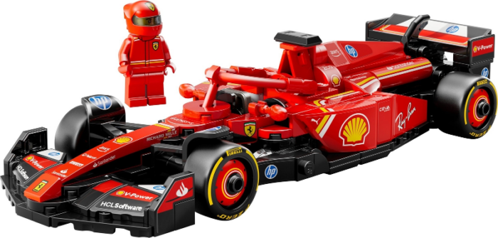 LEGO Speed Champions Ferrari SF-24 F1 Race Car Building Set and Toy Driver 772 77242