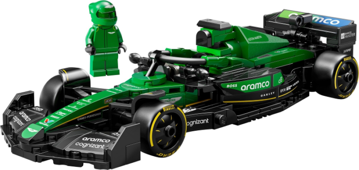 LEGO Speed Champions Aston Martin Aramco F1 AMR24 Race Car Building Toy 77245