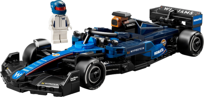 LEGO Speed Champions Williams Racing FW46 F1 Race Car Toy Building Set 77249
